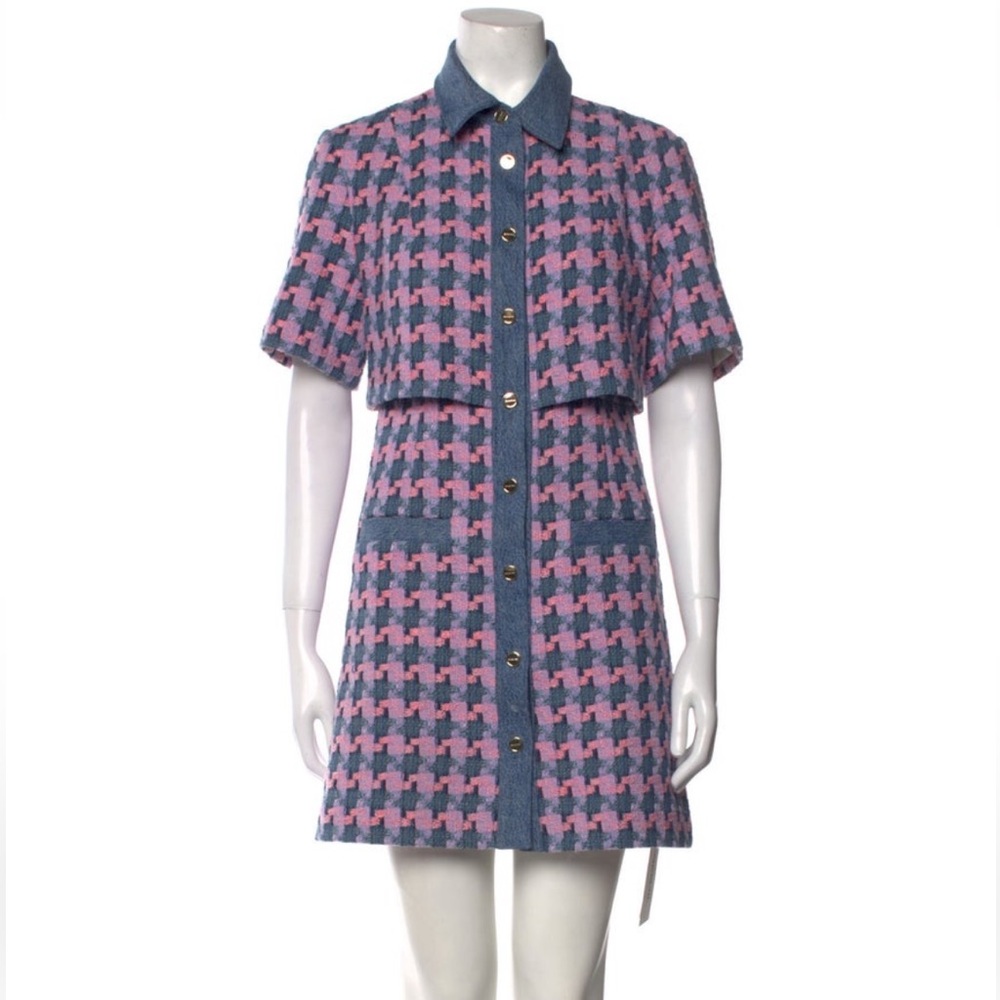 Sandro Houndstooth Dress